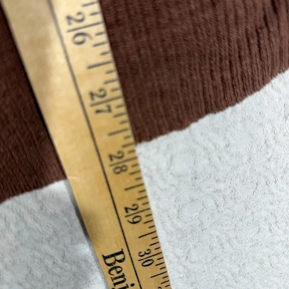 Ralph Lauren Brown Ruffled Blouse - Picture 4 of 6